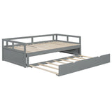 Twin Extending Solid Wood Daybed With Pull-Out Trundle - Omega Lifestyles