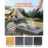 Stainless Steel Heavy-Duty BBQ Grill Brush And Scraper - Omega Lifestyles