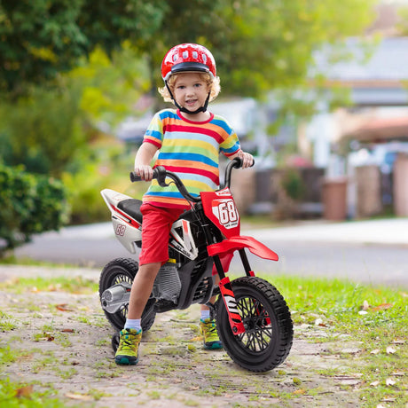 12V Kids Electric Dirt Bike With Training Wheels - Omega Lifestyles