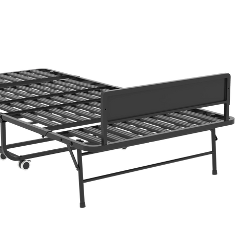 Twin Medium 5-Inch Memory Foam Folding Bed Frame - Omega Lifestyles