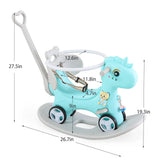 Convertible Toddler Rocking Horse Balance Bike Toy - Omega Lifestyles