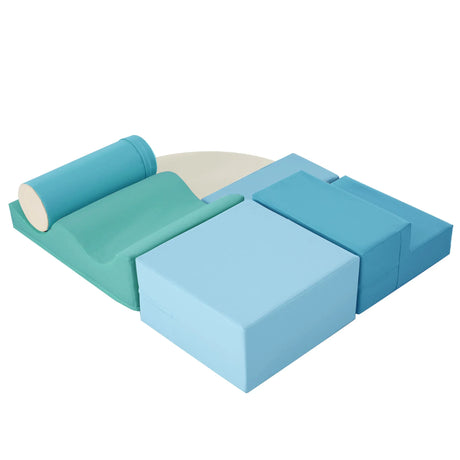 Indoor Soft Foam Climb And Crawl Playset For Kids - Omega Lifestyles