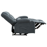 Manual Reclining Oversized Soft Metal Frame Loveseat - Omega Lifestyles