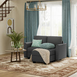 Modular 2-Seater Memory Foam Sectional Sofa With Chaise - Omega Lifestyles