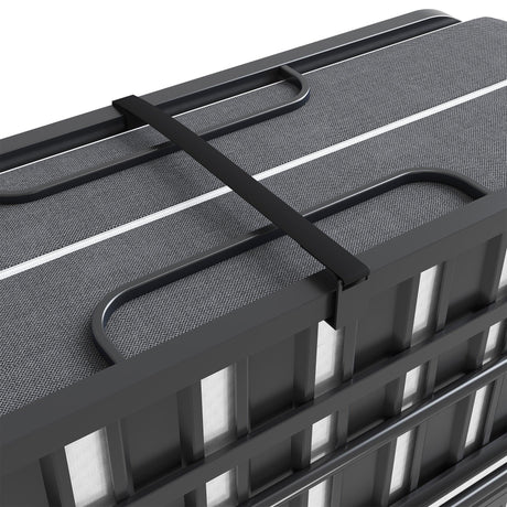 Twin Medium 5-Inch Memory Foam Folding Bed Frame - Omega Lifestyles