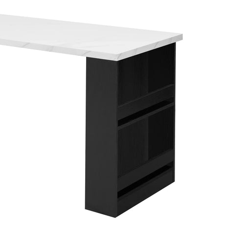 Extendable Kitchen Island With Dining Table And Storage - Omega Lifestyles