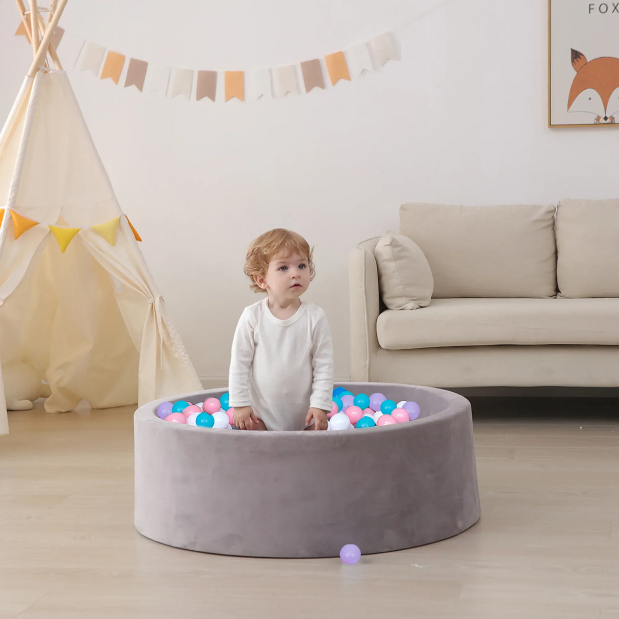 Durable Phthalate-Free Purple Plastic Ball Pit Balls 500 Count - Omega Lifestyles