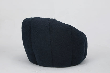Plush Teddy Fabric Ergonomic Foam Filled Bean Bag Chair - Omega Lifestyles