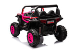 Four-Wheel Drive Pink Leather Seat Ride-On Car - Omega Lifestyles