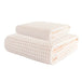 70X140Cm Large Towel Modern Waffle Bath Towel Set Quick Drying Knit Fabric Plaid Pattern Soft Absorbent Cotton Solid Color