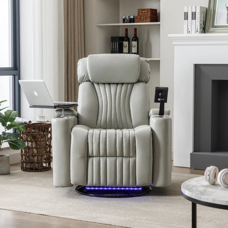 Power Recliner Chair With USB Charging Cup Holders - Omega Lifestyles