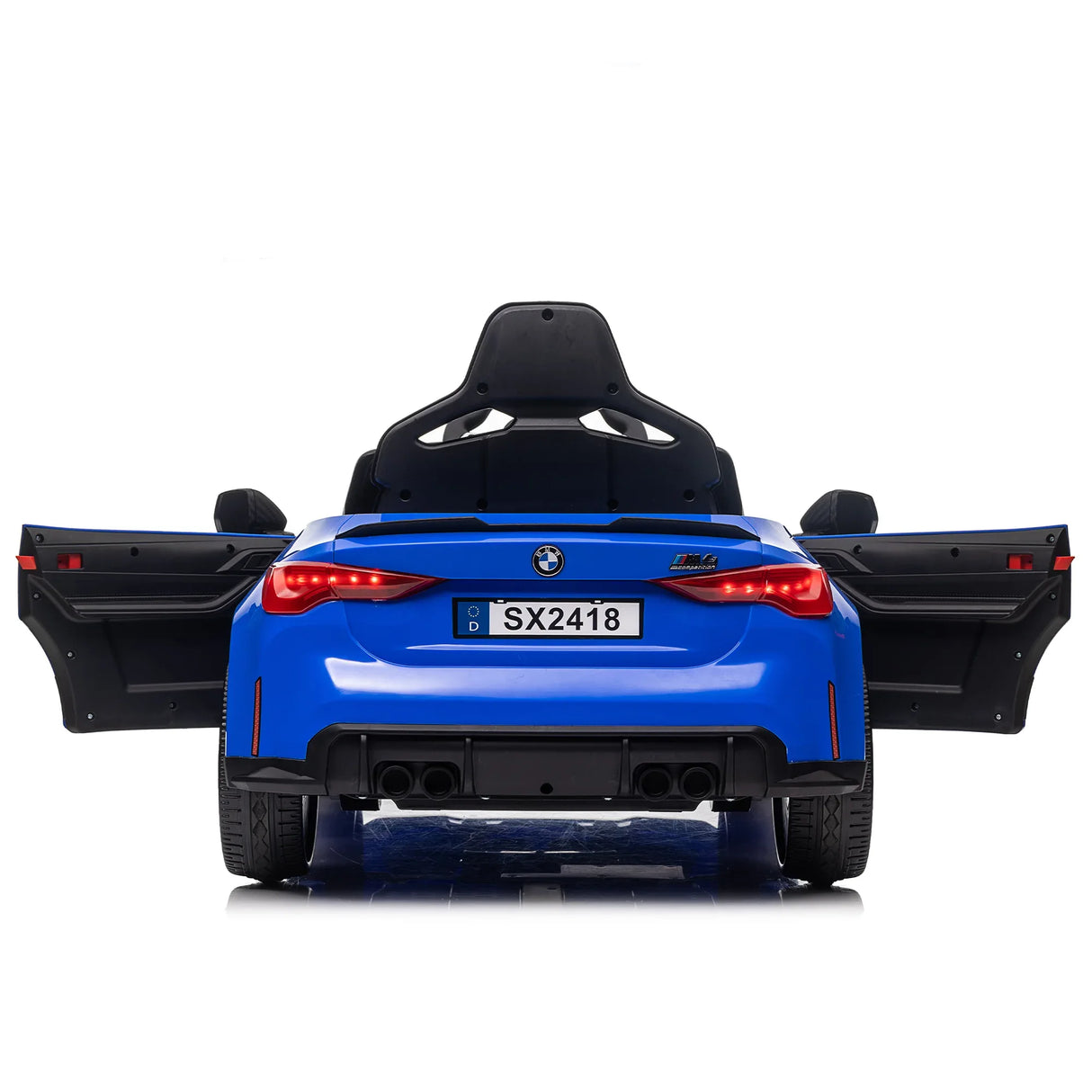 BMW Licensed 12v Kids Ride-On Car With Bluetooth Music - Omega Lifestyles