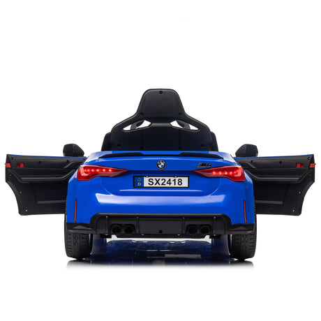 BMW Licensed 12v Kids Ride-On Car With Bluetooth Music - Omega Lifestyles