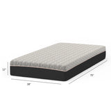 Medium 12-Inch Copper Lux Hybrid Twin Mattress - Omega Lifestyles