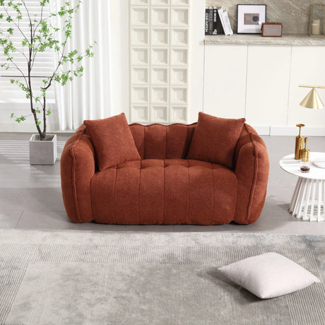 Cozy Chenille Bean Bag Chair With Foam Core - Omega Lifestyles