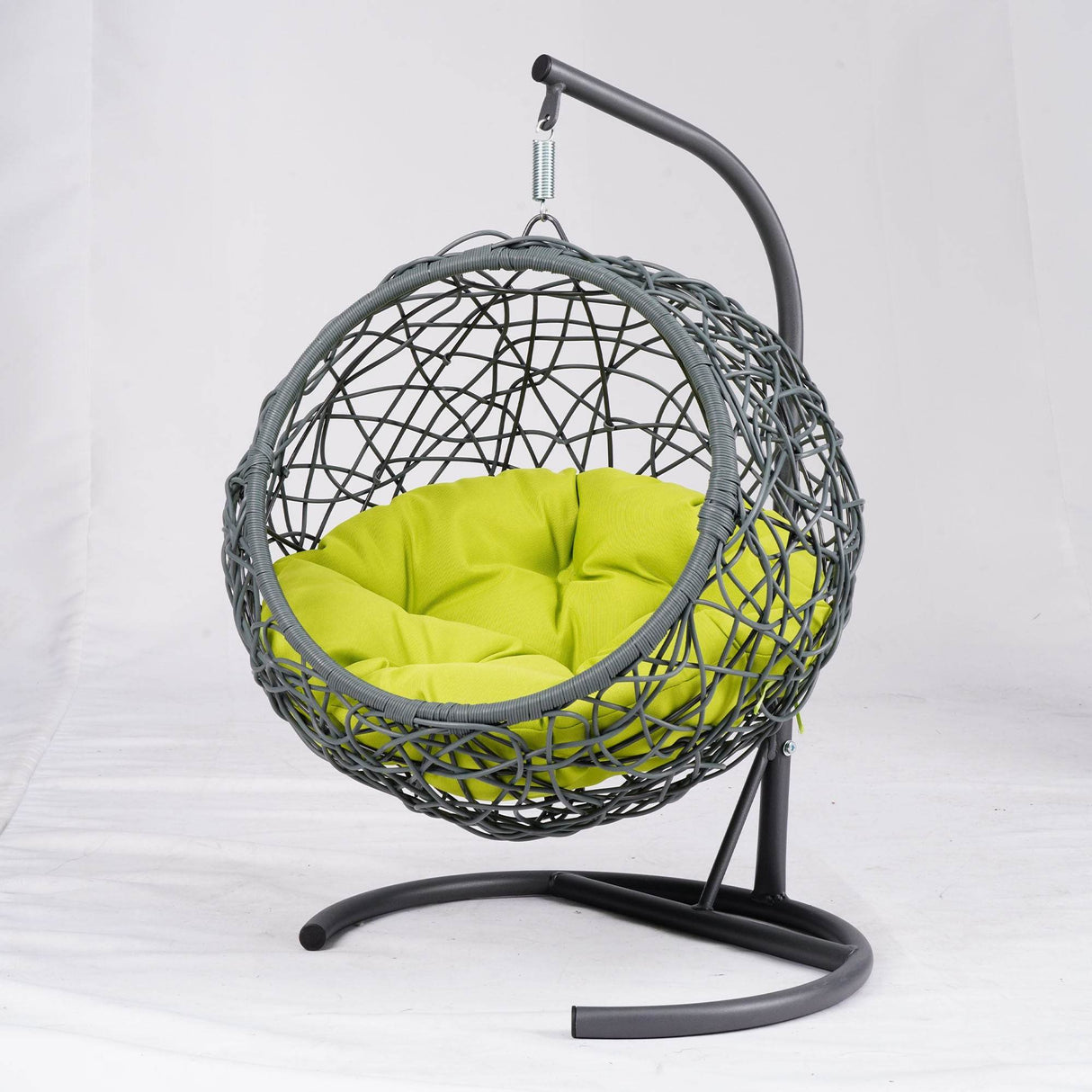 Indoor Green Cat Swing Bed With Stand And Cushion - Sleep Galleria