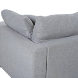 130-Inch Modular Chenille Fabric U-Shaped Sectional Sofa With Ottomans - Omega Lifestyles