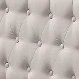 Fabric Twin Daybed With Rollout Trundle And Button Tufted - Omega Lifestyles