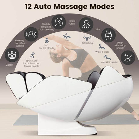 Provox 27-Comfort Full Body Massage Chair with SL Track Airbags Heating
