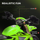 6V Kids Electric Motorcycle With Training Wheels And Sound - Omega Lifestyles