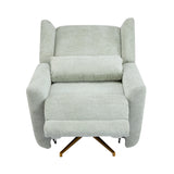 Power Boucle Upholstered 360-Degree Swivel Recliner Chair - Omega Lifestyles