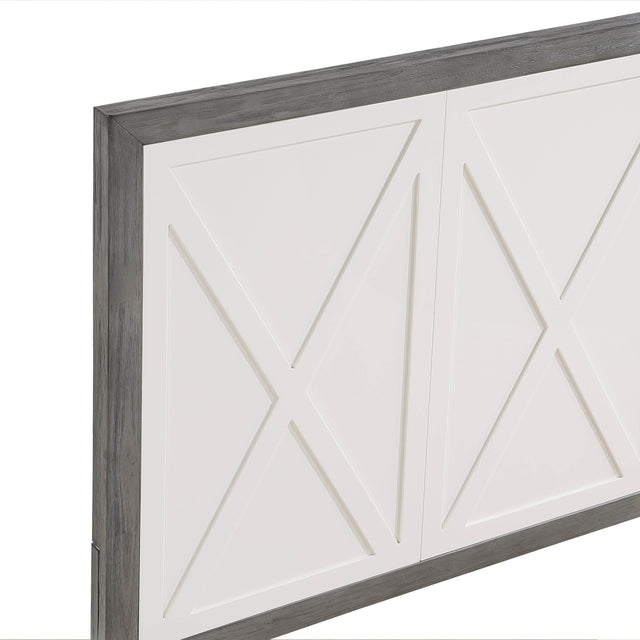 Queen Wood Platform Bed With Footboard Storage - Omega Lifestyles