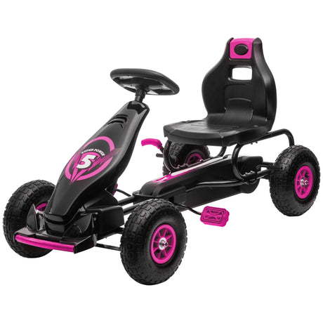 Kids Pedal Go Kart With Ergonomic Seat And Suspension - Omega Lifestyles