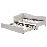 Twin Upholstered L-Shaped Daybed With Pop-Up Trundle - Omega Lifestyles