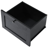 Farmhouse Kitchen Island Cart With Power Outlet - Omega Lifestyles