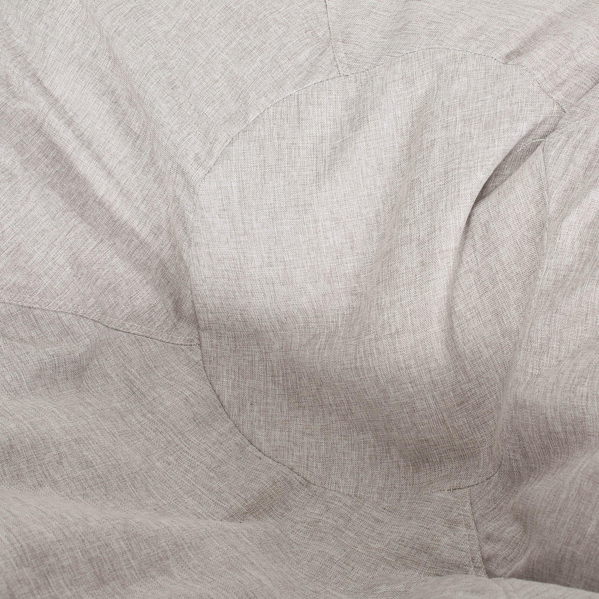 5-Foot Faux Leather Rounded Foam Filled Bean Bag Chair - Omega Lifestyles