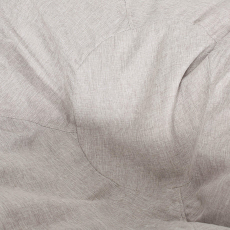 5-Foot Faux Leather Rounded Foam Filled Bean Bag Chair - Omega Lifestyles