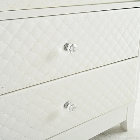 Modern Upholstered Glass Display Cabinet With Adjustable LED Light - Omega Lifestyles