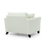 Corduroy Foam Lazyman Single-Person Sofa Chair - Omega Lifestyles