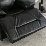 2-Seater Manual Recliner Chair With LED Light Strip - Omega Lifestyles