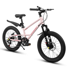 20-Inch Kids Mountain Bike With 7-Speed Front Suspension - Omega Lifestyles