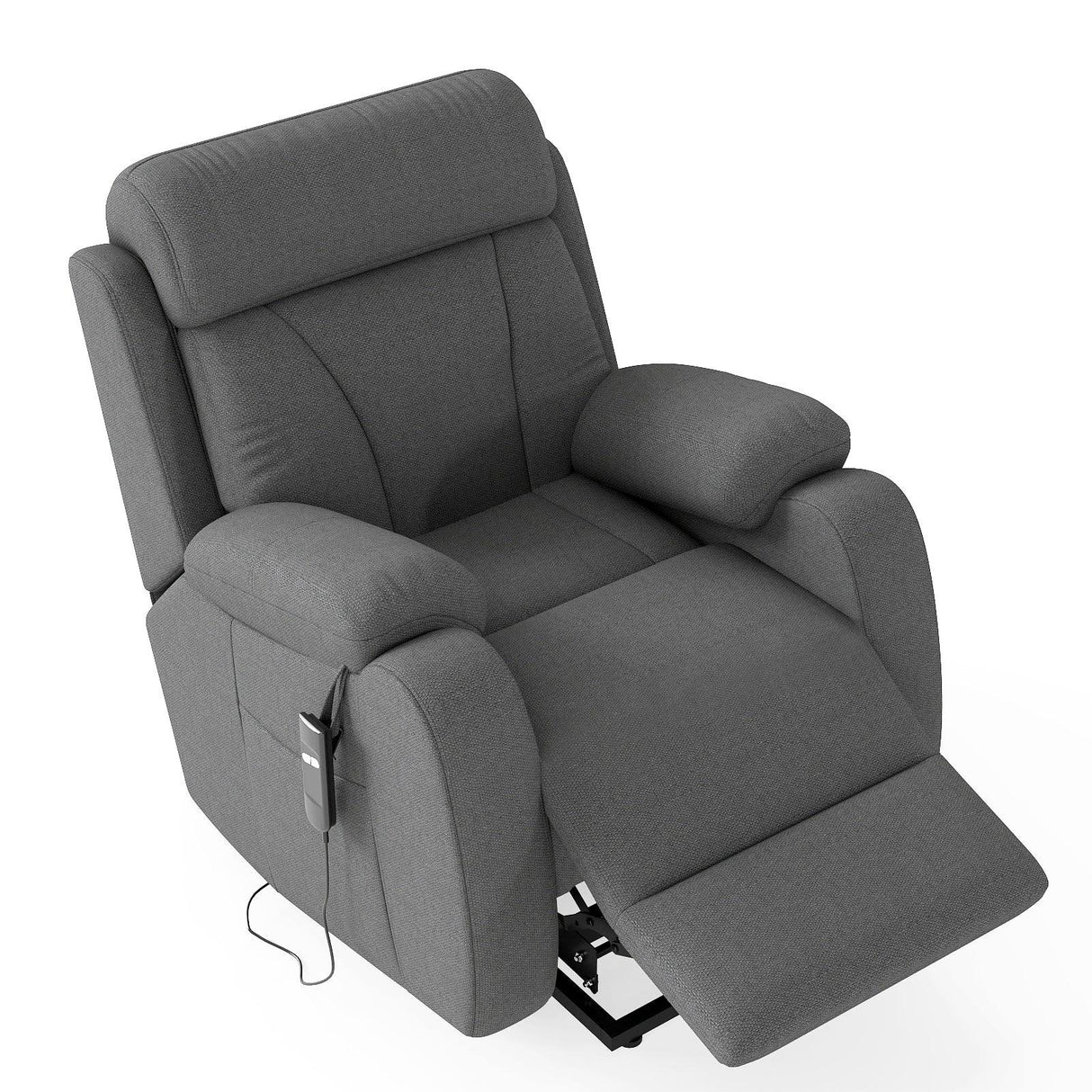 Power Lift Plush Snowflake Velvet Recliner Chair - Omega Lifestyles