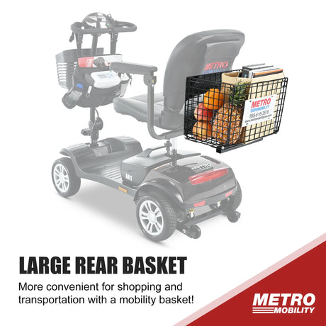 Compact Travel Mobility Scooter 300W Motor With LED Lights - Omega Lifestyles