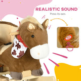 Wooden Baby Rocking Horse With Realistic Sounds - Omega Lifestyles