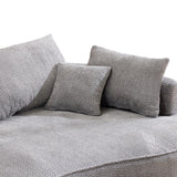 Minimalist Medium-Soft Chenille Foam 5-Seat Sofa - Omega Lifestyles