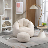 Microfiber Foam Filled Bedding Bean Bag Chair - Sleep Galleria