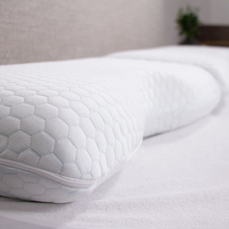 Cooling Gel-Infused Memory Foam Curve Pillow - Omega Lifestyles