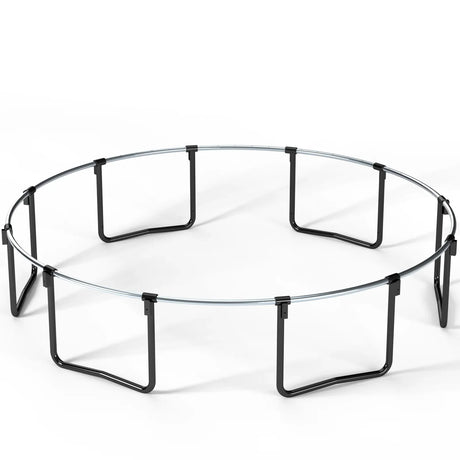 14-Foot Outdoor Galvanized Steel Frame Garden Trampoline - Omega Lifestyles