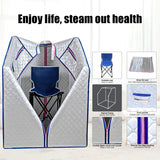Portable Home Steam Sauna Tent With Chair And Remote - Omega Lifestyles