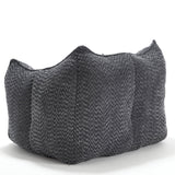 Chenille Foam Bean Bag Chair For Adults - Omega Lifestyles