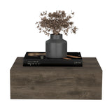 Wall-Mounted Pine Floating Nightstand With Drawer - Omega Lifestyles