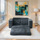 Convertible Loveseat Sofa Bed With Memory Foam Comfort - Omega Lifestyles