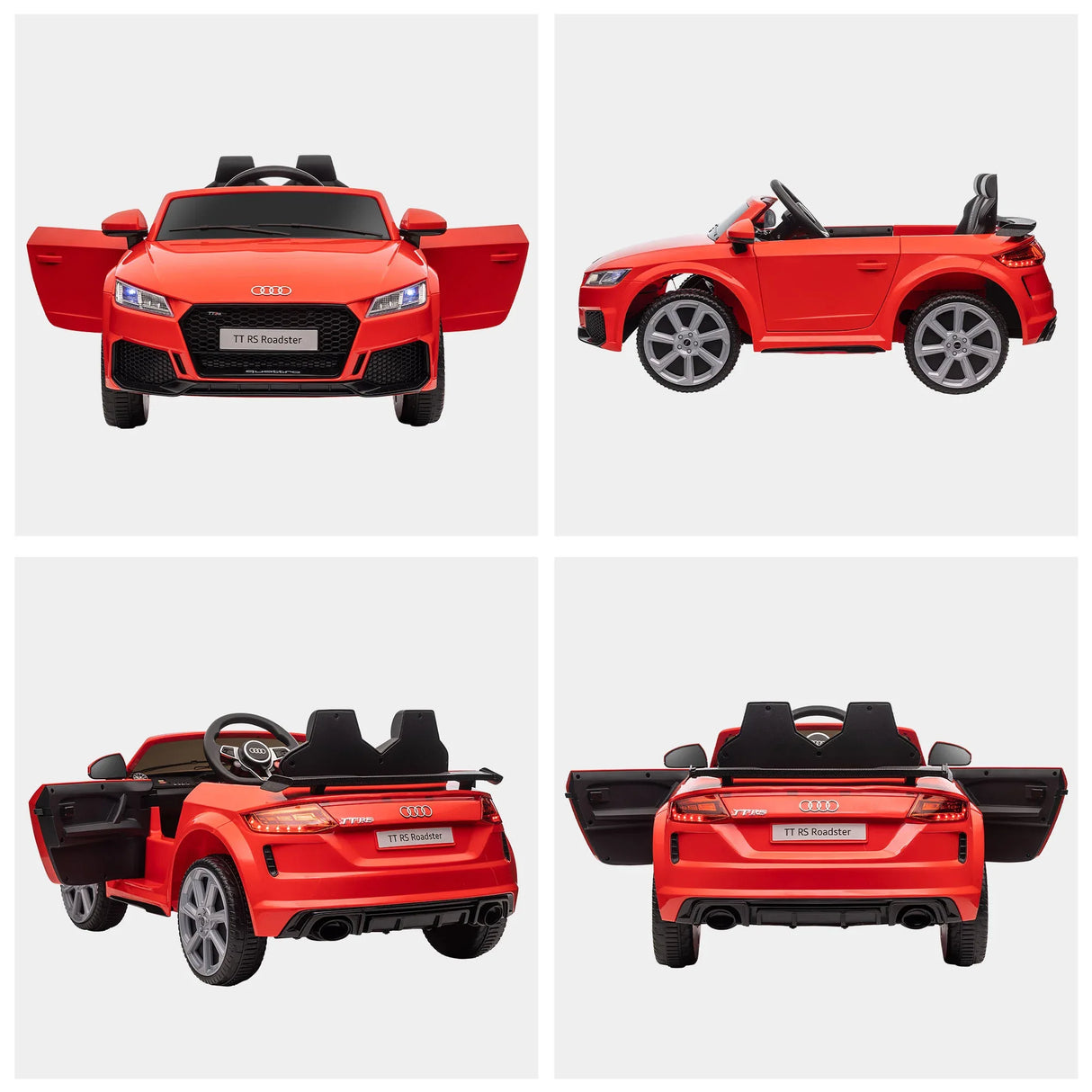 Licensed Audi TT RS Kids Electric Ride On Car With Remote Control - Omega Lifestyles