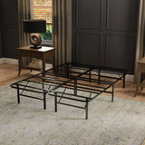 Twin XL High Rise Steel Platform Bed Frame Foundation - Omega Lifestyles