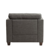 Upholstered Linen Accent Chair With 3 Pillows - Omega Lifestyles