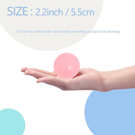 Pack Of 1000 Non-Toxic Phthalate Free Plastic Ball Pit Balls - Omega Lifestyles